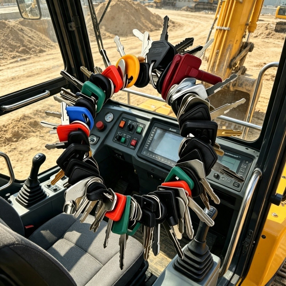 Heavy Equipment Brands - ชุดกุญแจอุปกรณ์เครื่องจักรกลการเกษตร ทนทานใช้งานได้ยาวนาน รองรับหลากหลายยี่ห้อ 70 ดอก สำหรับเครื่องจักรกลหนัก