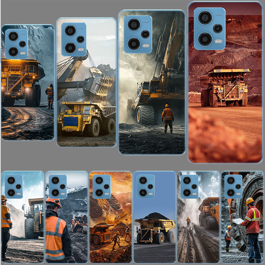 Heavy Equipment Inspection - เคสโทรศัพท์ลายรถบรรทุกสำหรับงานหนัก สำหรับ Redmi Note 13 12