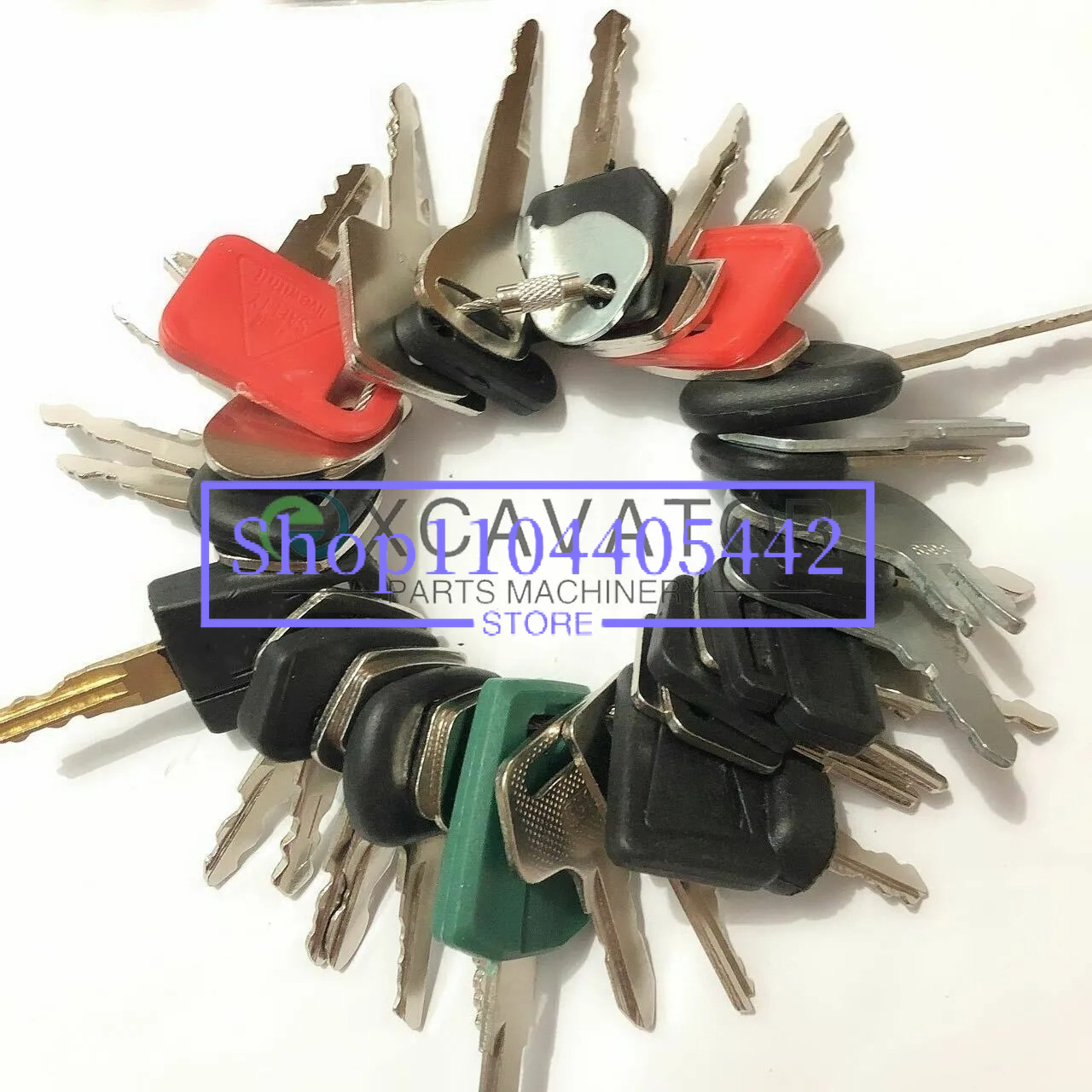 Heavy Equipment Key Set - ชุดกุญแจ 30 ดอกสำหรับเครื่องจักรก่อสร้าง/เครื่องจักรหนัก สำหรับ Kubota C001