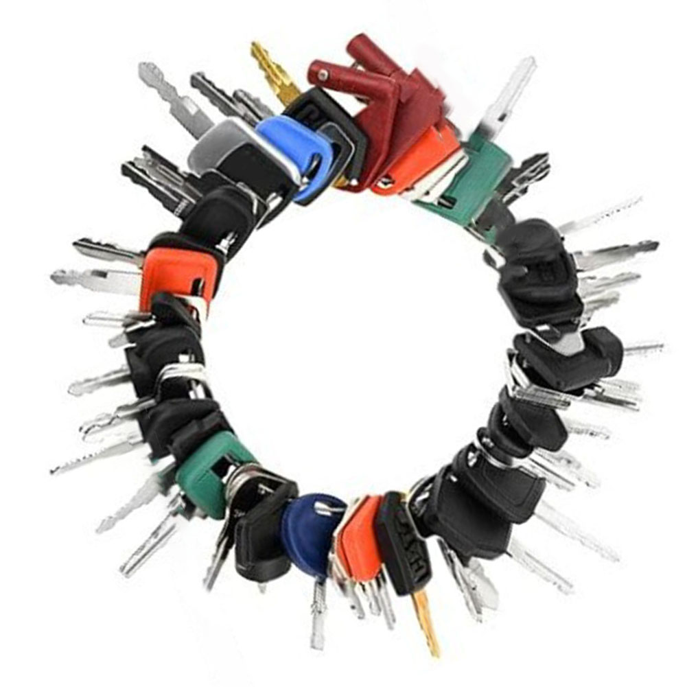 Heavy Equipment Key Set - ชุดกุญแจอุปกรณ์หนัก 50 ชิ้น สำหรับเครื่องจักรก่อสร้าง รถขุด-รถตัก-รถแทรกเตอร์-เครื่องมือ Caterpillar
