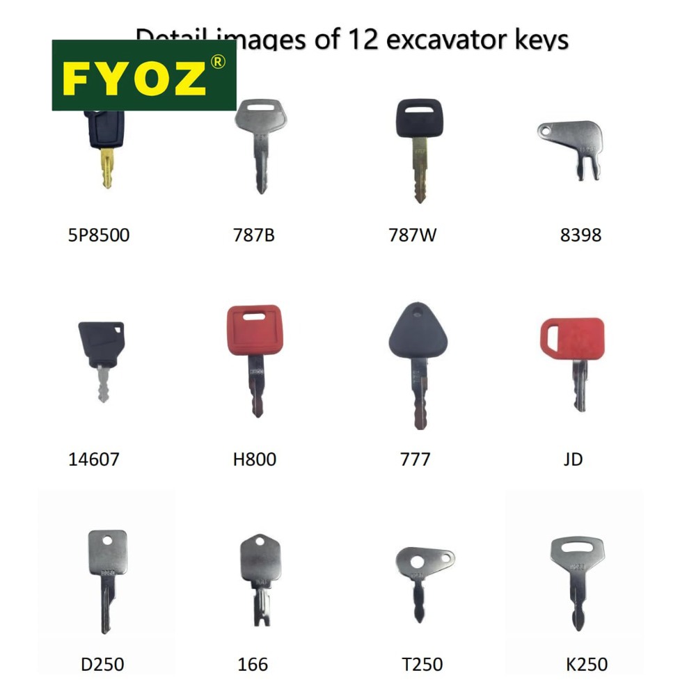 ชุดกุญแจจุดระเบิดสำหรับเครื่อง - Heavy Equipment Key Set บทวิจารณ์และราคา