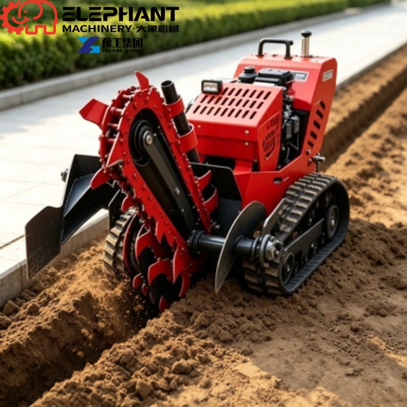 เครื่องขุดร่องดินแบบตีนตะขาบ,  - Heavy Equipment Trencher บทวิจารณ์และราคา