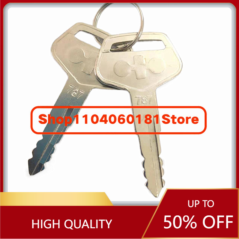 2 ชิ้น/ชุด กุญแจสตาร์ทสีเงิน 7 - Heavy Equipment Key Set บทวิจารณ์และราคา